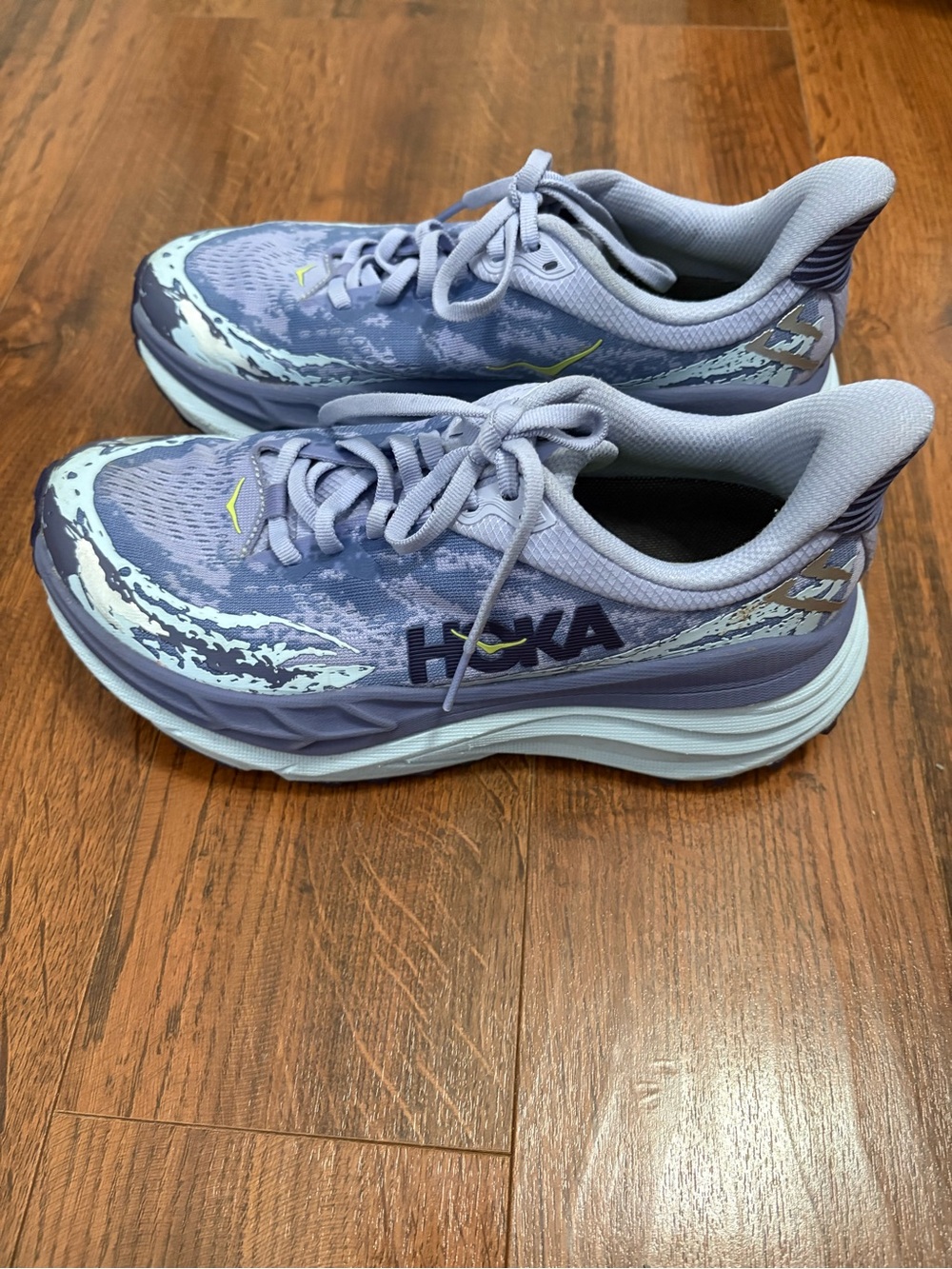 Hoka One One Lavender Athletic Running Shoes